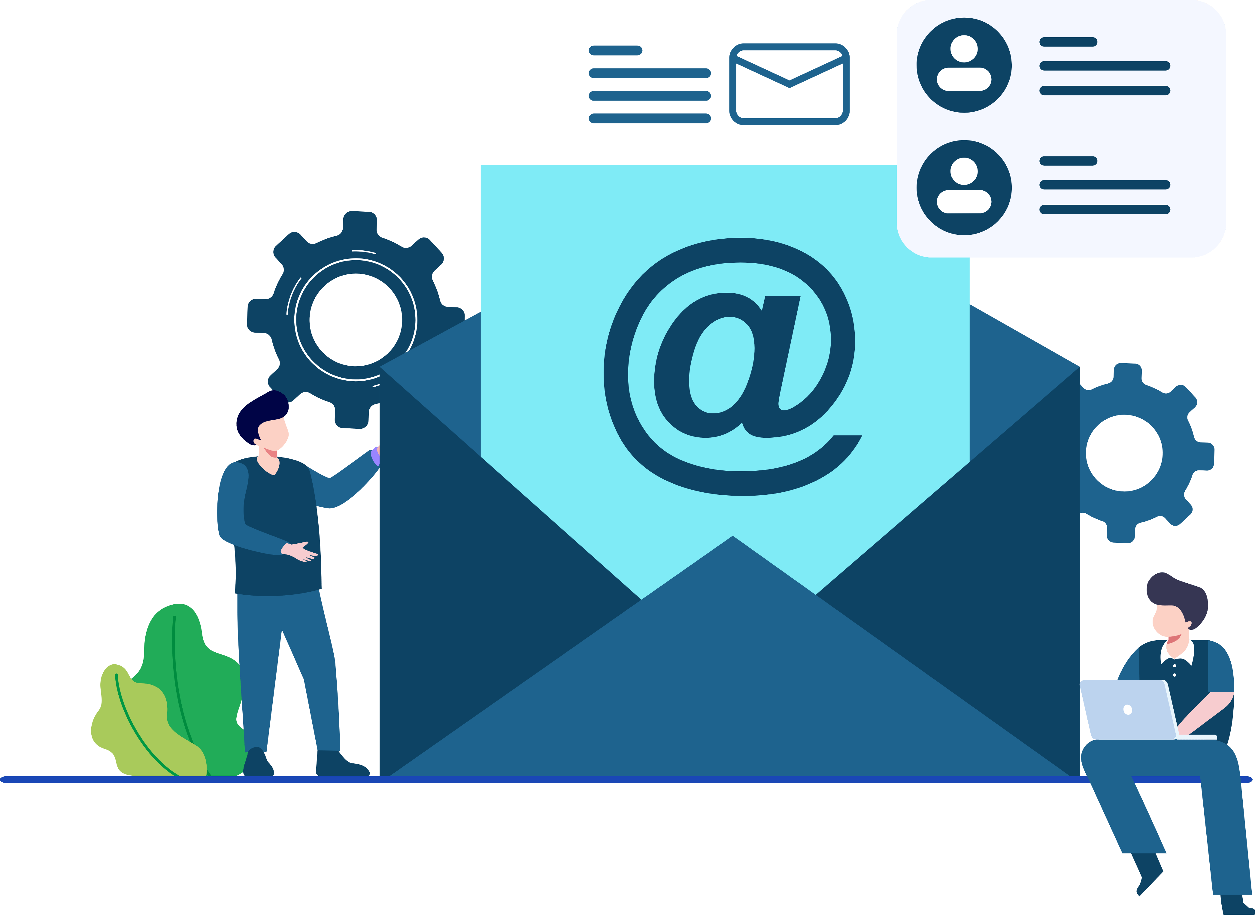 Importance of Email Marketing Vector